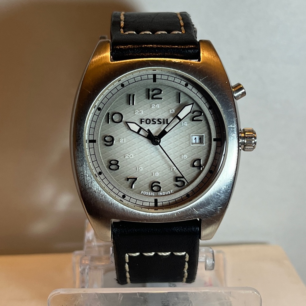 fossil mens quartz watch backlight fs-4549